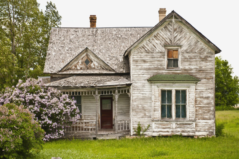 Abandoned country home illustrating tips for modernizing an older home